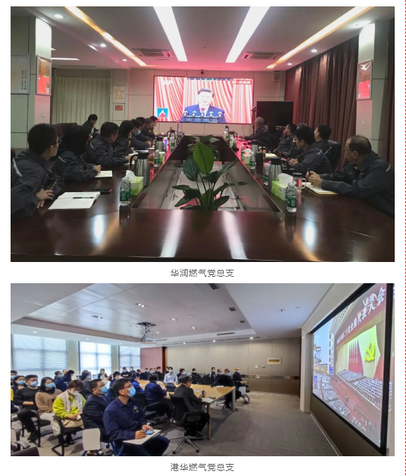 市能源集團(tuán)黨委組織集中收聽收看黨的二十大開幕(圖4)